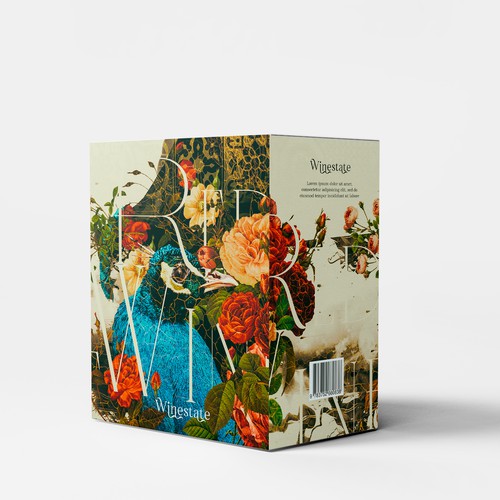 Eye catching wine box (bag in box) design