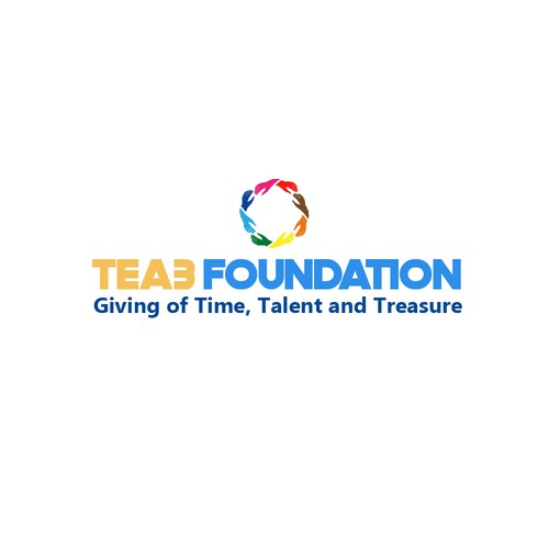 logo concept for tea3 foundation