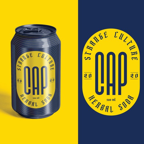 Concept label for cap