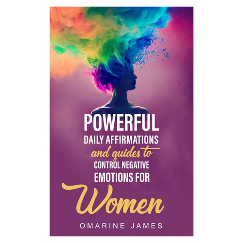 The book cover with healing and restoring colours that will attract women