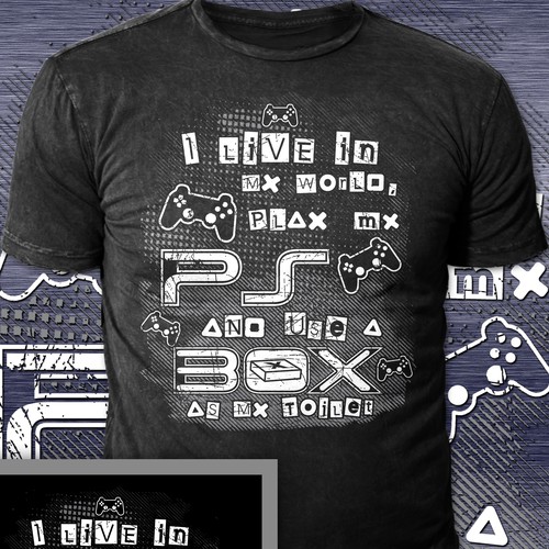 T-Shirt Design Concept for PlayStation fans