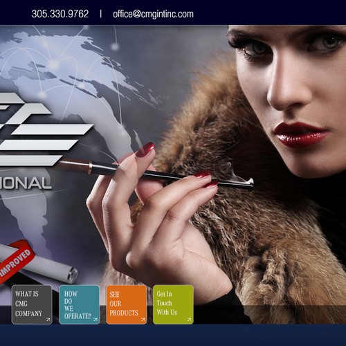 website design for CMG International, Inc.