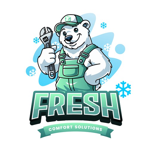 Polar Bear Logo Mascot