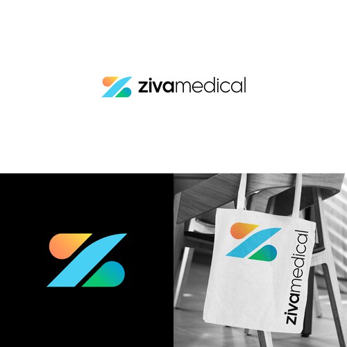 Logo design of Ziva Medical, Hospital System Servicing Rural America