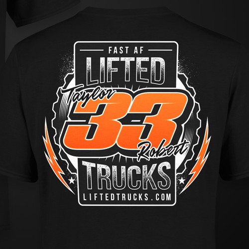 Lifted Trucks - Tshirt design
