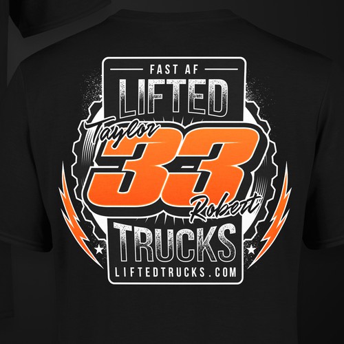 Lifted Trucks - Tshirt design