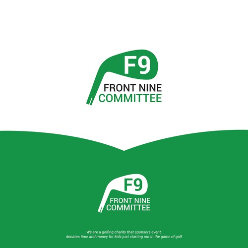 Golf F9 Committee Logo Design
