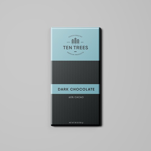 Ten Trees logo package mockup