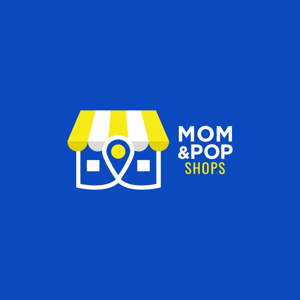 Modern urban logo for mom and pop shops