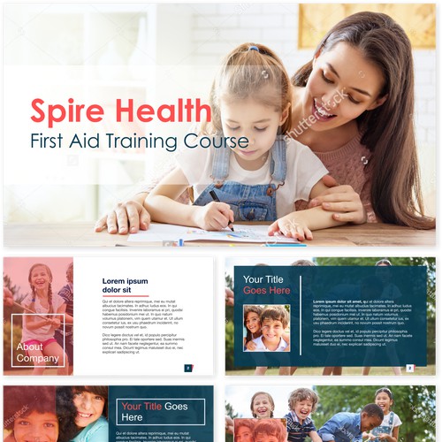 powerpoint design for Spire Health