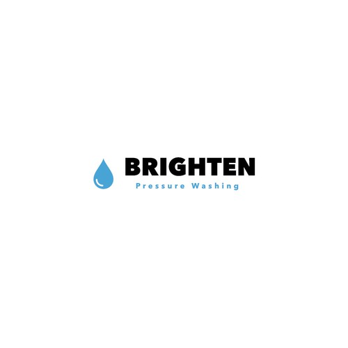 Logo concept for Brighten Pressure Washing