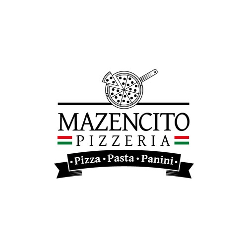 Logo para pizzaria classe A em NY, EUA