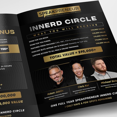 Redesign an Existing Flyer- Make it look more expensive and Luxury