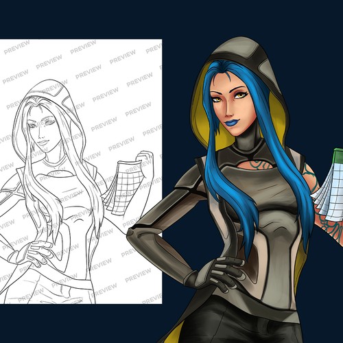 Fantasy and Sci-Fi Character