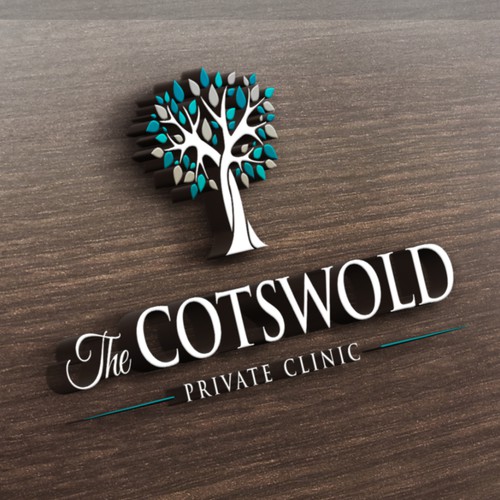  Leaf/tree inspired logo design for private clinic in Cotswolds