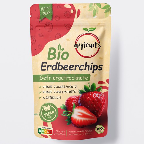 Bio Erdbeerchips pack
