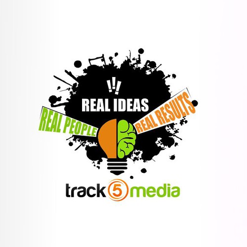 t-shirt design for track5media