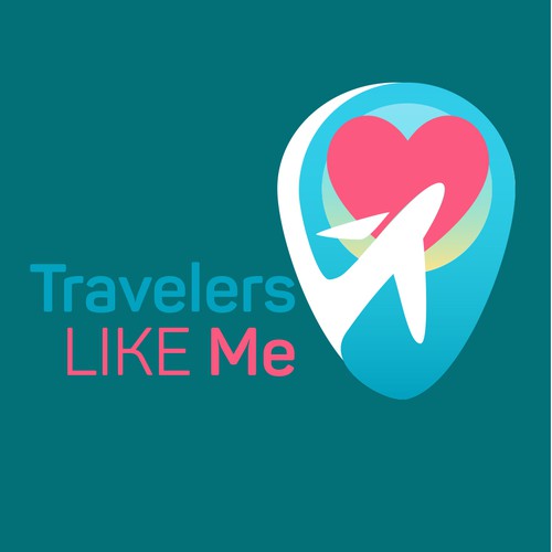 Logo concept for organization that allows travelers to find fellow travelers with similar interests in an intuitive way.