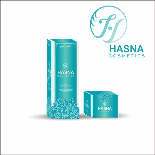 Hasna Cosmetics Packaging 