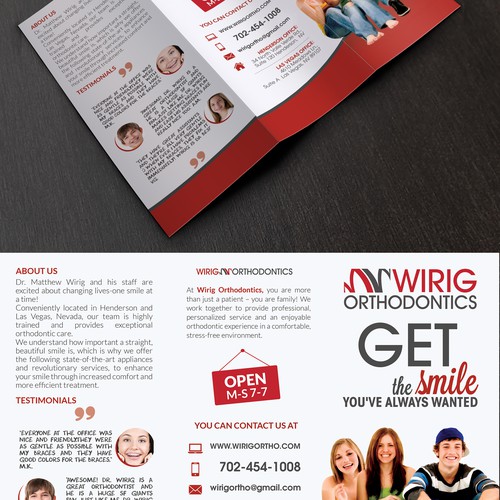 Create our company Brochure for events and marketing.