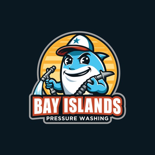 Logo concept for a pressure washing business