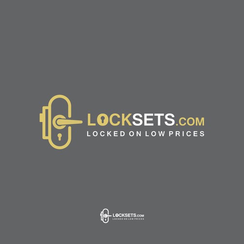 LockSets . com logo design