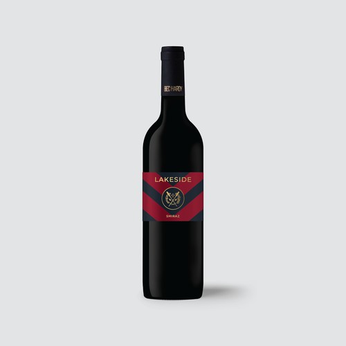 Lakeside Shiraz Wine Label