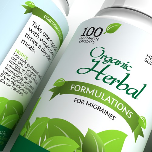 Organic Supplement Label