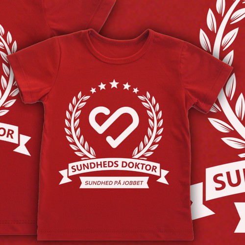 Create a cool t-shirt for SundhedsDoktor - job health promotion