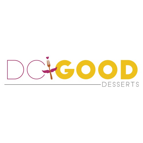 Logo concept for a vegan dessert company