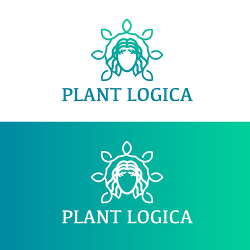 Minimalist Logo Concept for Plant Logic