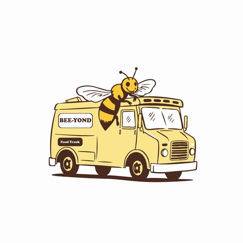 Honey bee Travel On food Truck