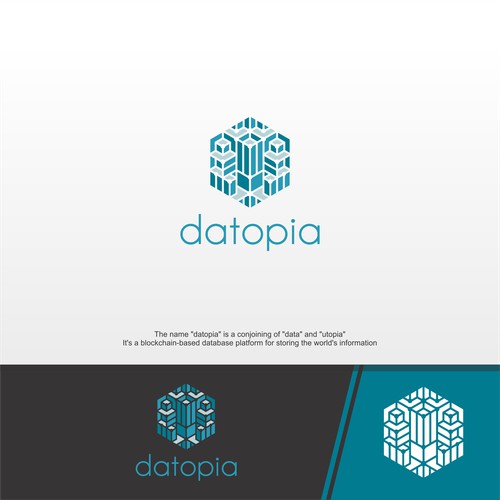 Modern Logo concept for Datopia brand