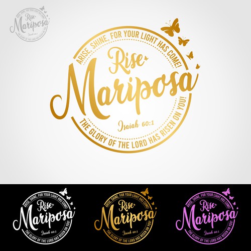Logo concept for Rise Mariposa