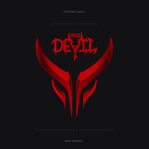 Official Red Devil logo - PowerColor graphics cards