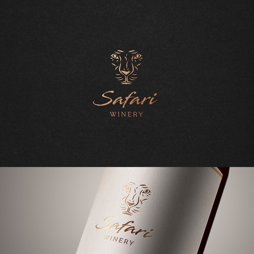 Winery brand logo design