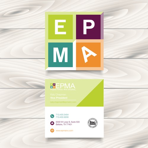 Business Card for tech company, EPMA