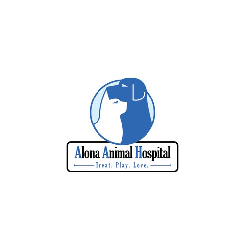 Logo for animal hospital