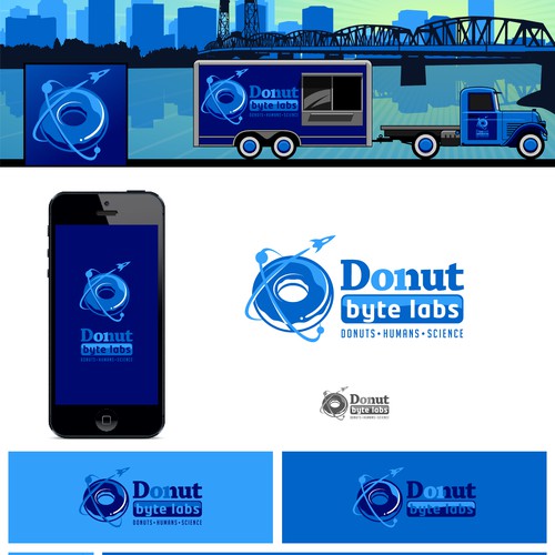 Geeky Donut Robot Food Cart