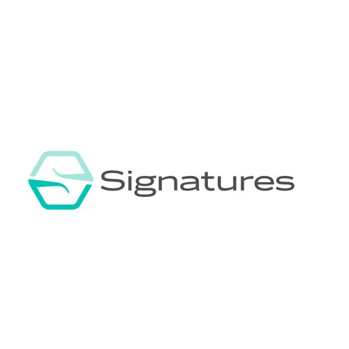 Signatures logo design concept