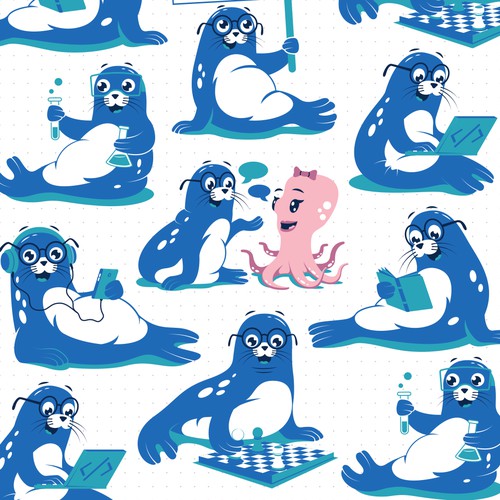 SEAL Character Illustration