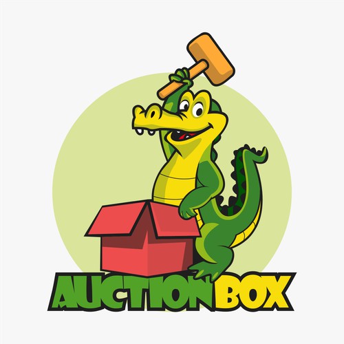 auction mascot logo