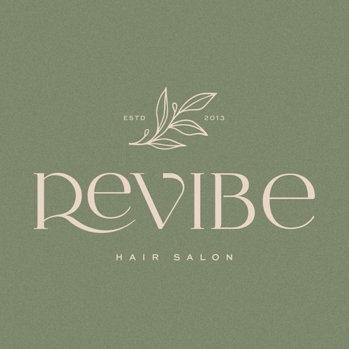 Logo for a boho chic salon