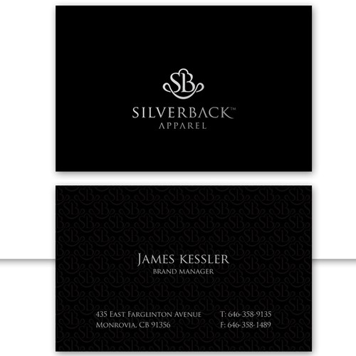 Men's Premium Clothing Brand Logo and Stationery Design: Silverback Apparel