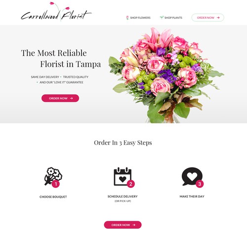 Website Design for Florist