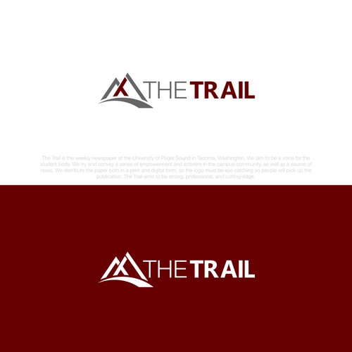 Bold logo concept for the trail