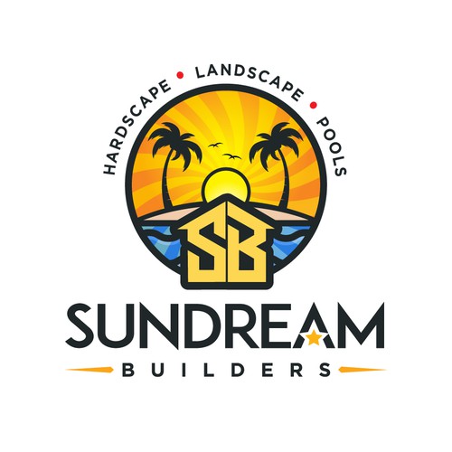 Sundream logo design 
