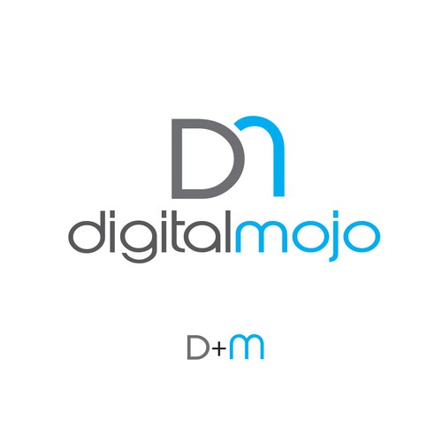 Digital marketing logo concept 