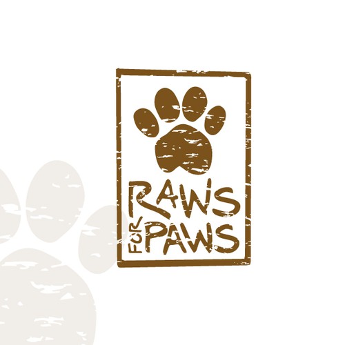 Raws for Paws retail logo