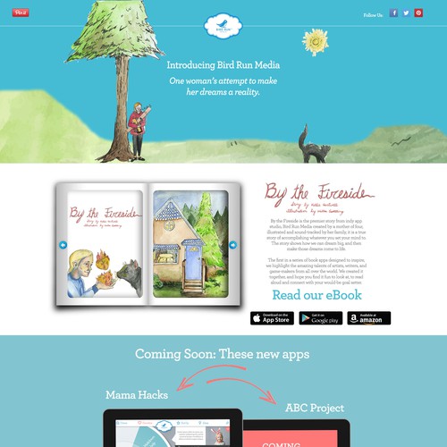 Bird Run Media Landing Page